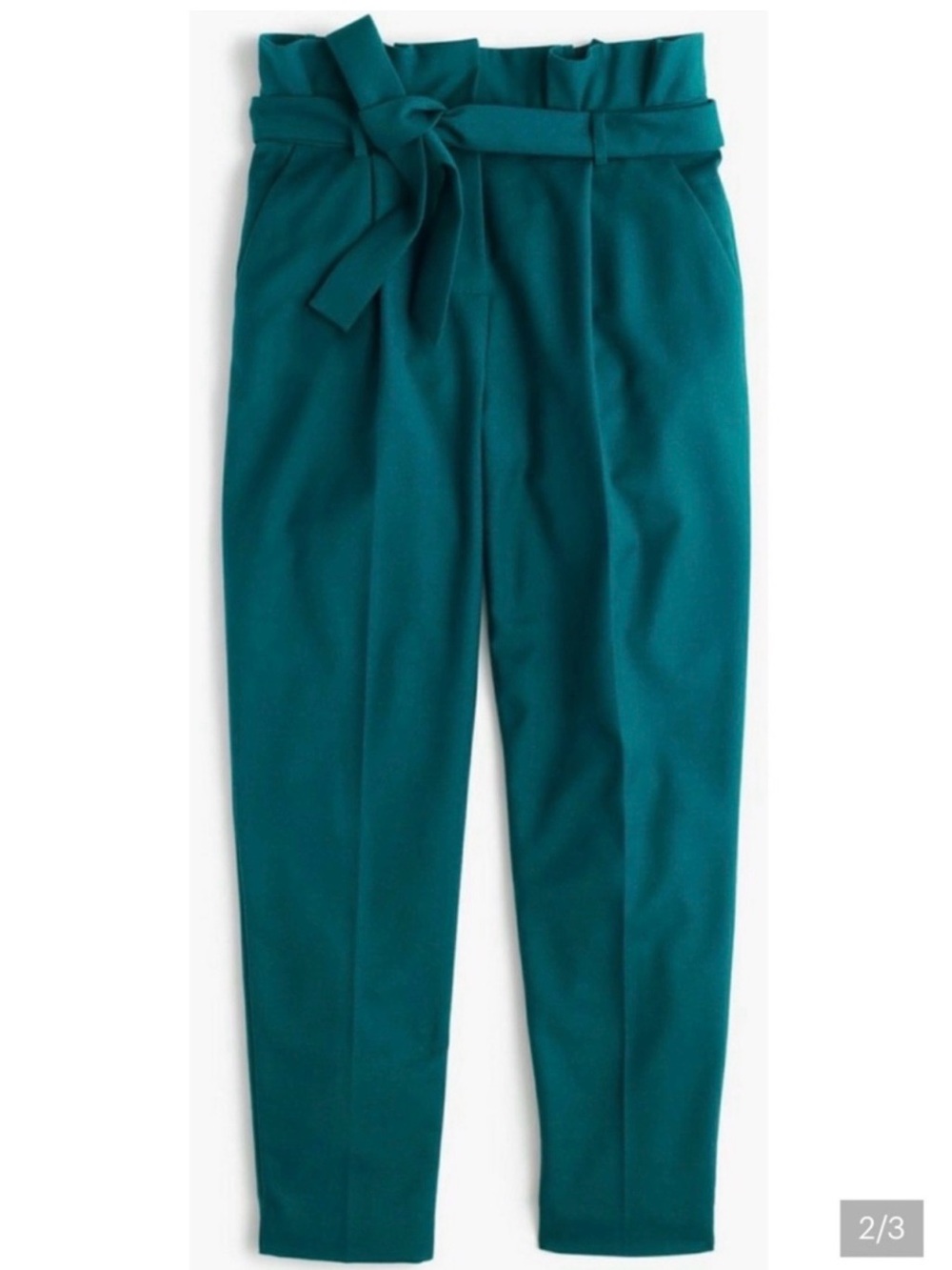 J. Crew High-Waist Paperbag Tie Pants Size 6